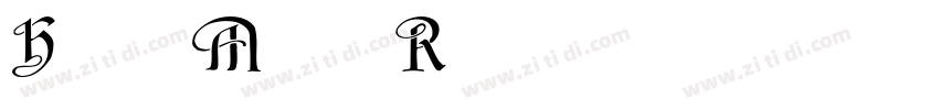 HorstMore Regular字体转换